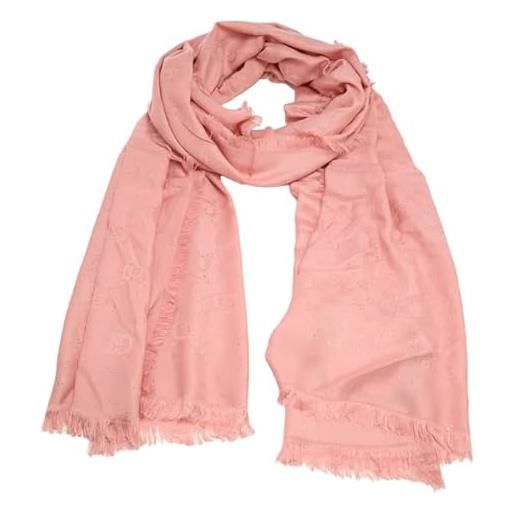 liu jo foulard donna con orlo sfrangiato e logo 2f4001 t0300