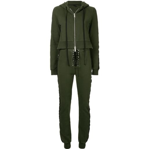UNRAVEL PROJECT tuta intera terry b - verde