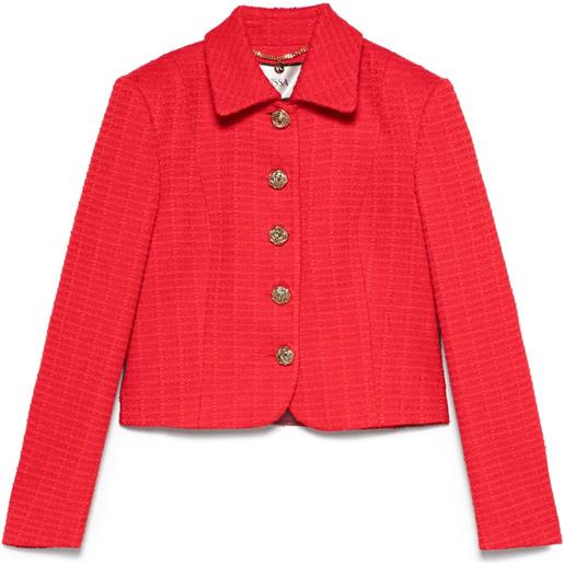 NISSA blazer testurizzato - rosso