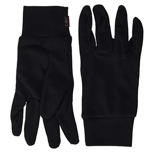 CMP - guanti in pile da uomo, nero, s