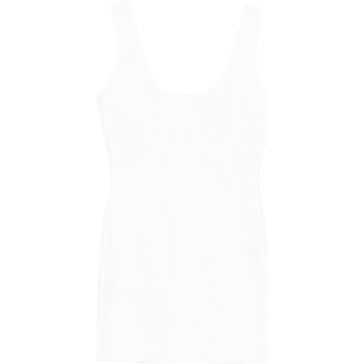 Hervé Léger abito corto amara - bianco