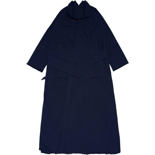Daniela Gregis cappotto con cintura - blu