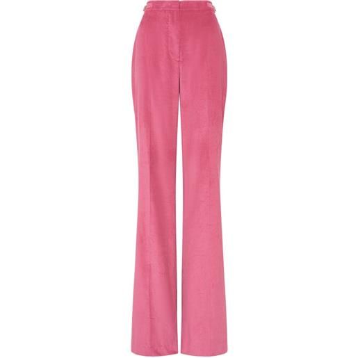 Gabriela Hearst pantaloni vesta a coste - rosa
