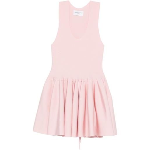 Brandon Maxwell abito corto con design a tulipano - rosa