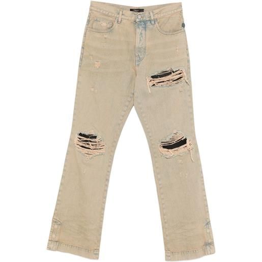AMIRI jeans con strappi - toni neutri