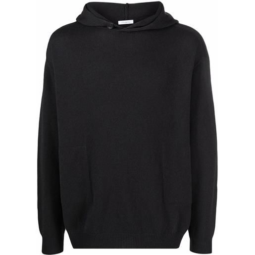 Malo felpa con cappuccio - nero