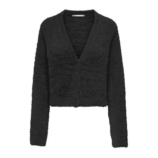 Floerns Cardigan estivo a maniche corte da donna traforato