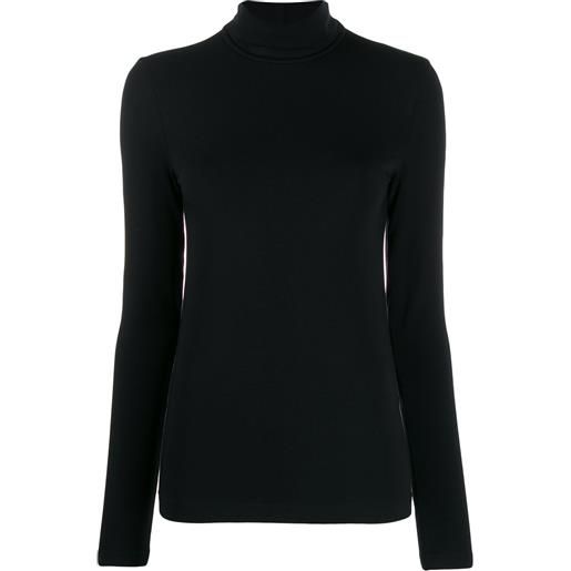 Wolford maglione a collo alto aurora - nero