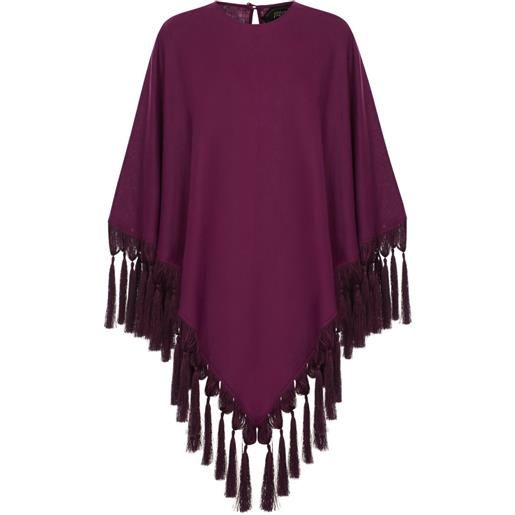 Taller Marmo blusa gloria con nappa - viola