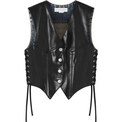 Stella McCartney gilet con bottoni - nero
