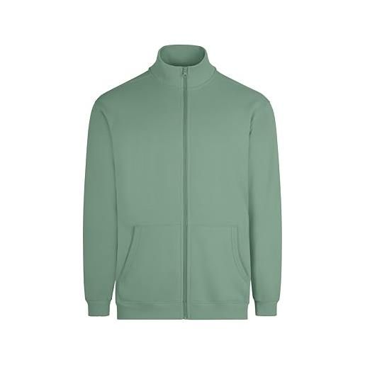 Mukua sz270u cooper;Felpa unisex cerniera;Color sage;Taglia m, salvia, m