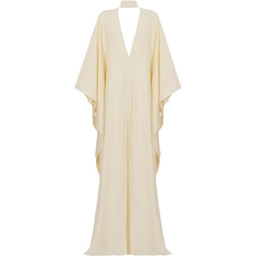 Taller Marmo abito lungo ooo con scollo a v - toni neutri