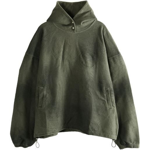 THUG CLUB felpa con cappuccio - verde