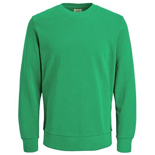 Jack & jones jjeholmen noos 12136886 - felpa da uomo con girocollo, l