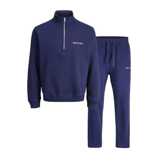 JACK & JONES jornorrebro emb sweat high neck setpk mp, nero, xs uomo
