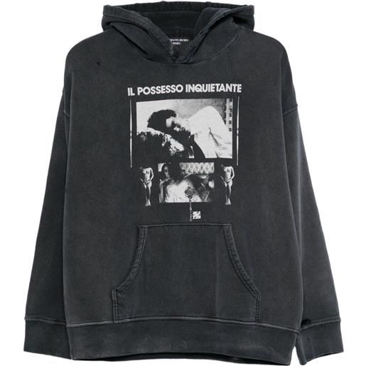 Enfants Riches Déprimés felpa con stampa grafica - grigio