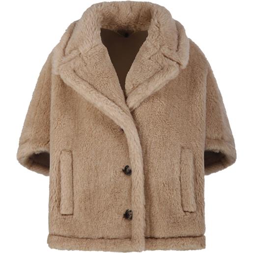 Max Mara mantella a maniche corte - toni neutri