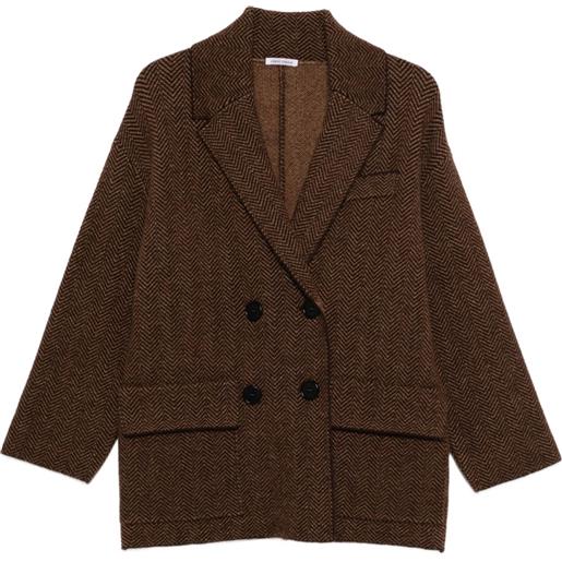 Lebor Gabala blazer doppiopetto - marrone