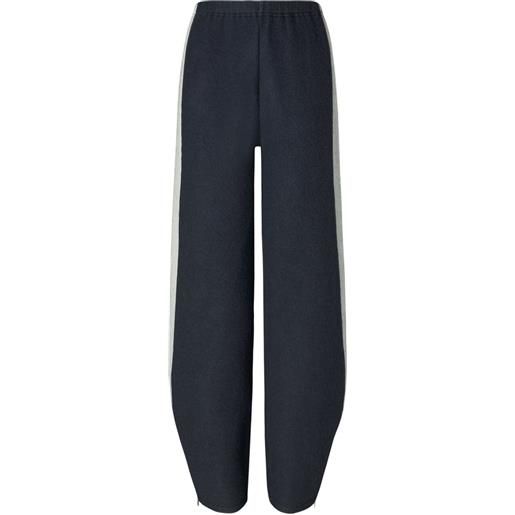 Tory Burch pantaloni sportivi a righe - blu