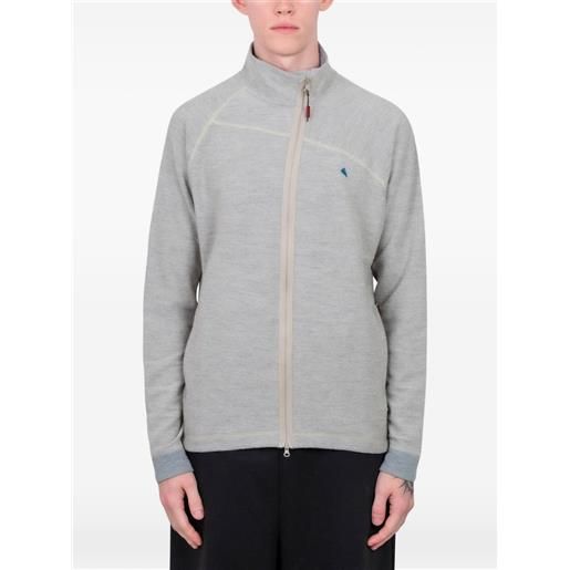 Klättermusen giacca hödur con zip - grigio