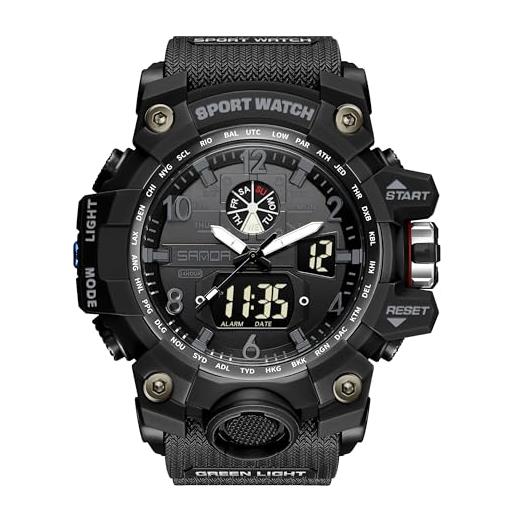 FORSINING Orologio Uomo Quadrato Con Grande Quadrante E Cronografo - Movimento Al Quarzo, Cassa In Acciaio, Cinturino In Silicone Morbido, Impermeabile Agli Spruzzi, Regalo Casual Sportivo - 3