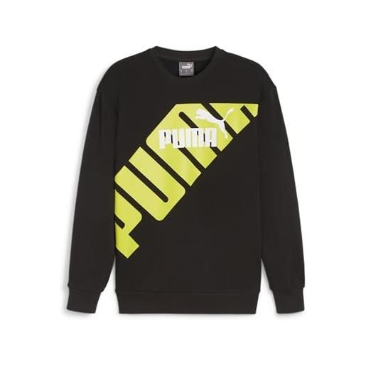 PUMA felpa unisex power graphic crew tr