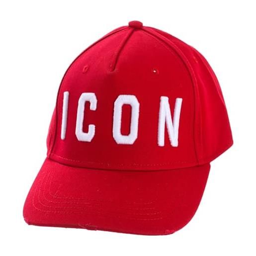 DSQUARED2 cappellino con cinturino regolabile da uomo bmc4001-05c00001