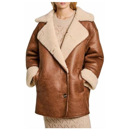 Pepe Jeans carla giacca, marrone (marrone terra), m donna
