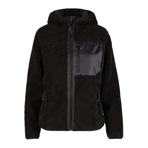 Brandit giacca in pile teddy da donna, 15y, edizione limitata, colore: nero, taglia: l, nero, l