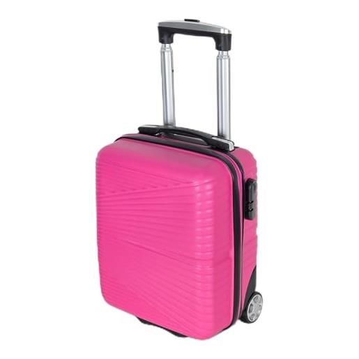 Valise à Roulettes Minnie Fiori - ABS Rigide - 34L - Bagage à Main Enfant - Disney - Neuve