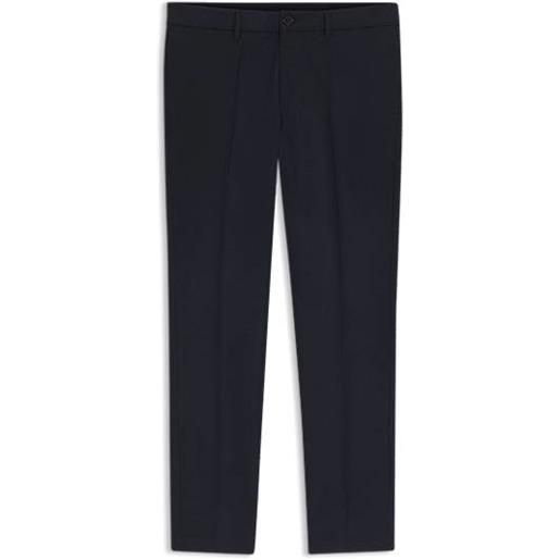 BOSS x aston martin pantaloni slim fit, blu scuro