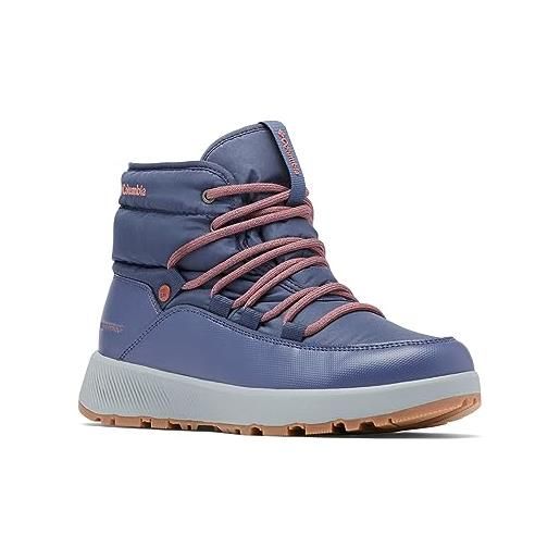 Columbia slopeside village omni-heat mid, stivali da neve donna, nocturnal/beetroot 2024 , 40.5 eu