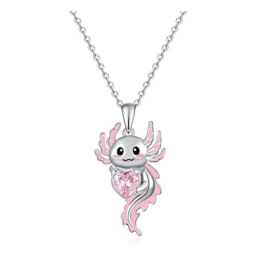 Collana Procione In Acciaio Inox - Ciondolo Carino Animale Per Donne E Uomini, Gioielli Moda Disponibili In Oro E Argento