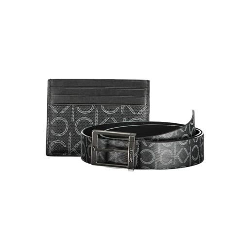 Calvin Klein ck vital mono belt + cardholder 6cc ck black