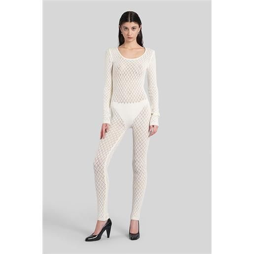 Laneus tuta in lana beige