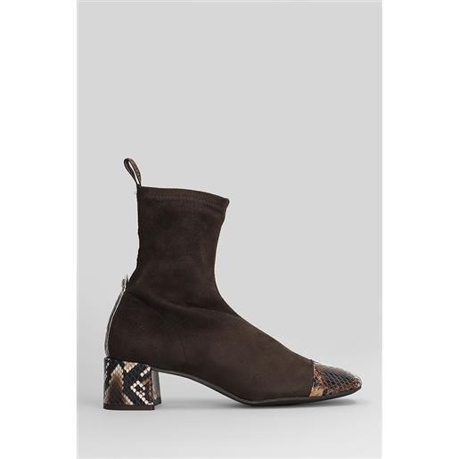 Stivaletti Donna Tronchetto A Calza Con Tacco A Spillo | Queen Helena - Foto 13