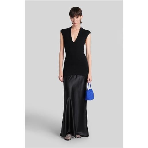 Christopher Esber abito lungo in cashmere nera