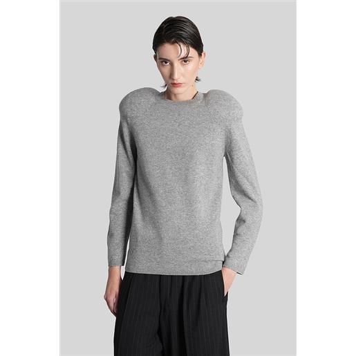 Comme des Garcons maglia in lana grigia