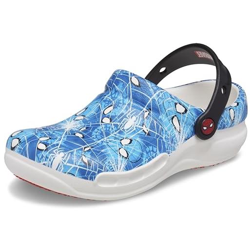 Crocs unisex adulto spider-man bistro clg sabot, white, 42/43 eu
