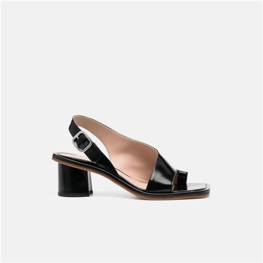 Scarosso jill black patent nero - vernice