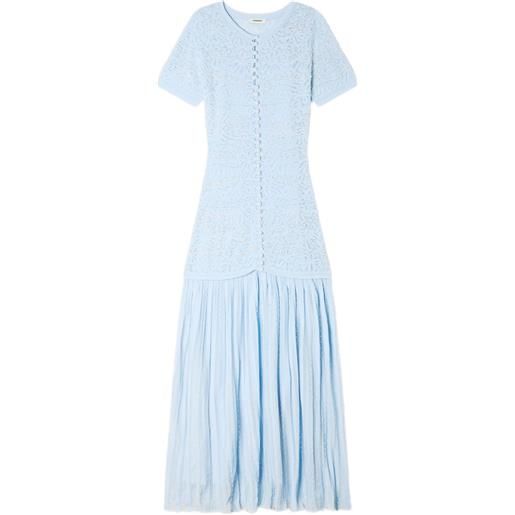 SANDRO abito con decorazione - blu