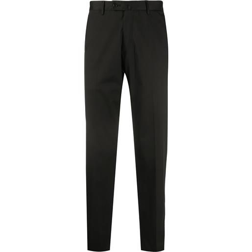 PT Torino pantaloni graven con dettaglio di piume - nero