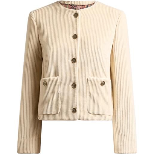ETRO giacca a coste - toni neutri
