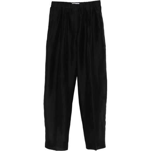 Christian Wijnants pantaloni pigas in organza - nero