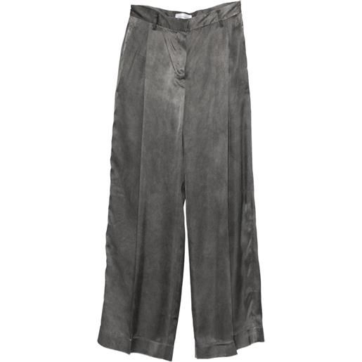 Christian Wijnants pantaloni pama con pieghe - grigio