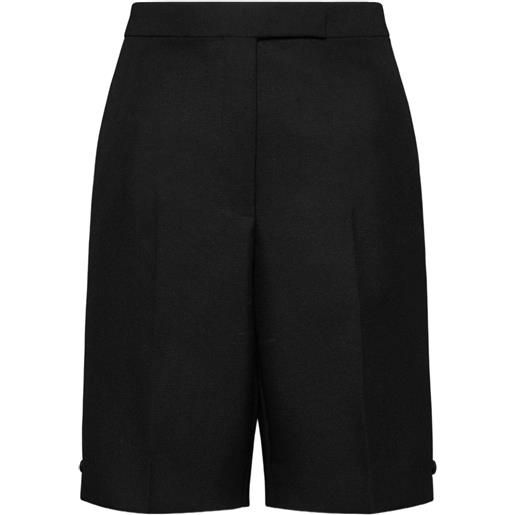 Thom Browne bermuda con bottoni - nero
