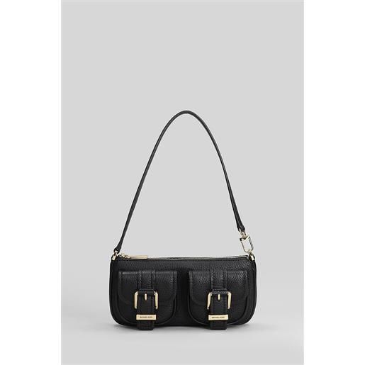 Michael Kors borsa a spalla zoe in pelle nera