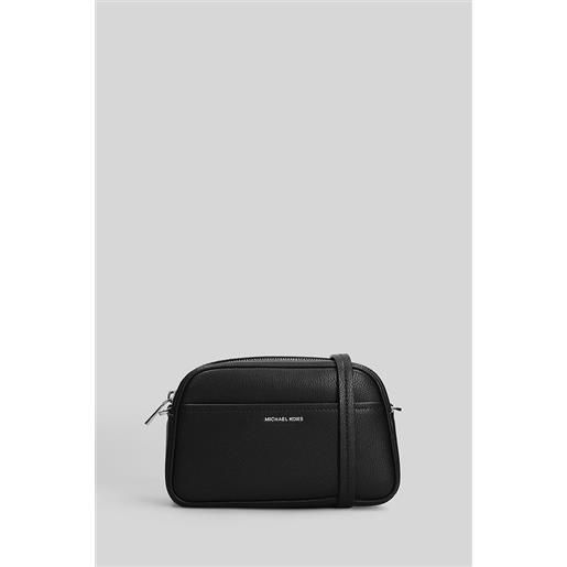 Michael Kors borsa a spalla jet set in pelle nera
