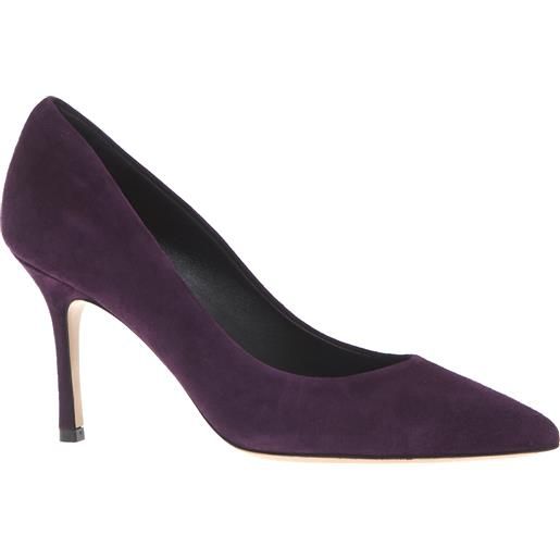 SORELLE PEREGO pump camoscio viola tacco 85 mm