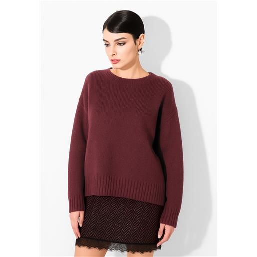 Kikisix maglia donna con lurex e collo a barchetta art. Kxma1550